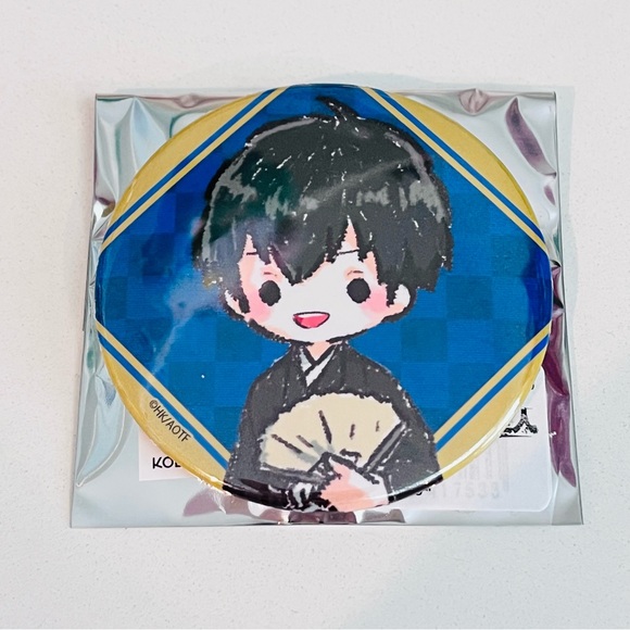 Attack on Titan Bertholdt Hoover New Year ver. GraffArt Illustration Tin Badge - Picture 2 of 4